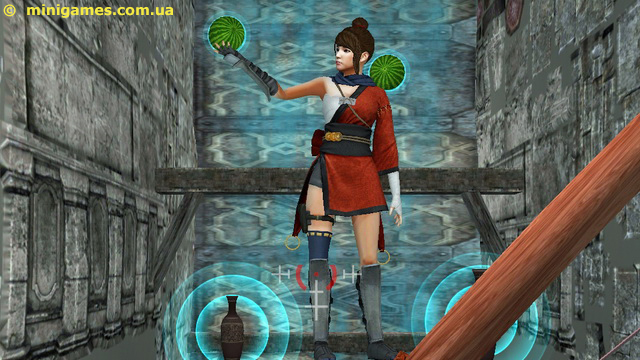 Скриншот игры «Archery. Стрельба из лука» (Archery Shooting 3D: Apple, Bottle, Watermelon) | Android 4.1+ | Не убей девушку