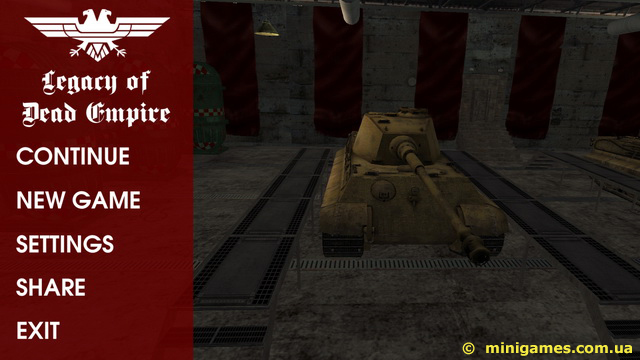 Скриншот игры «Наследие Мёртвой Империи» (Legacy of Dead Empire) | Android 2.3+ | Титульная заставка