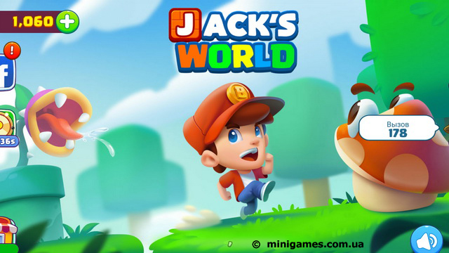 Скриншот игры Super Jack's World — Free Run Game | Android 4.1+ | Титульная заставка